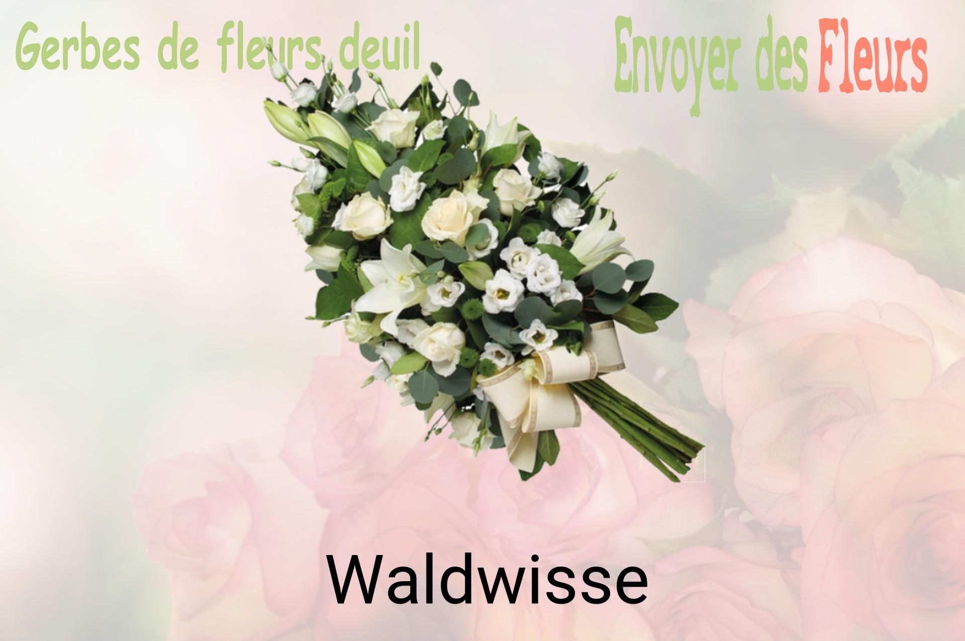 Gerbe de fleurs de deuil livrée à Waldwisse